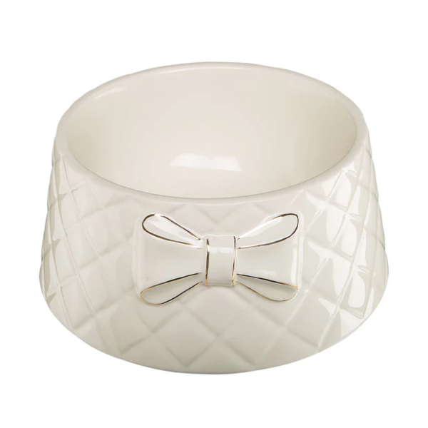 GEMMA BOWL ‐ бяла купа с панделка 0