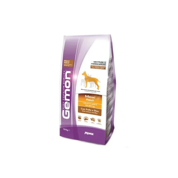 GEMON Maxi adult chicken&rice- за кучета в зряла възраст от едрите породи с пилешко с ориз