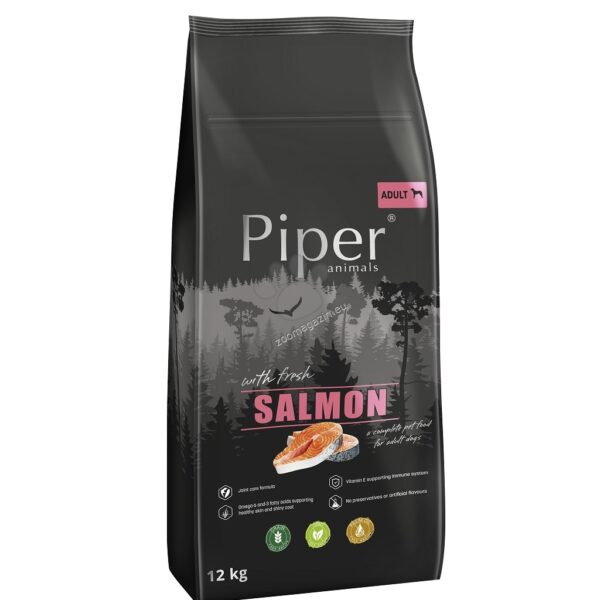 Piper Super Premium Salmon 12кг - гр.храна за израснали кучета със свежа сьомга