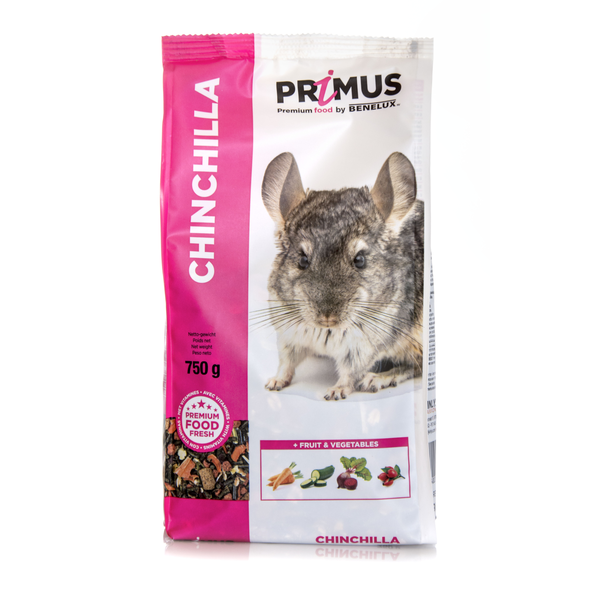PRIMUS CHINCHILLA- Премиум храна за ЧИНЧИЛА 750гр