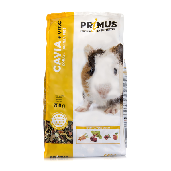 PRIMUS GUINEA PIG - Пълноценна храна за МОРСКИ СВИНЧЕТА 750гр